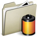 Lightbrown Photo film icon